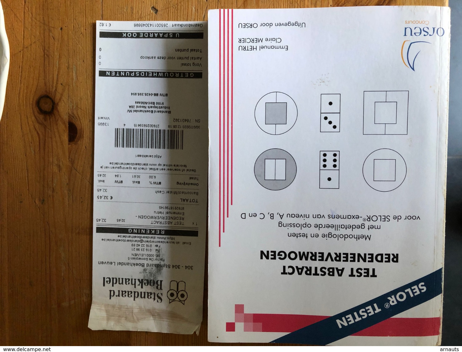 Test Abstract Redeneervermogen (Orseu) Selor Exemen Niveau A B En C. Hetru En Mercier : Methode En Training + Vele Oefei - Sachbücher