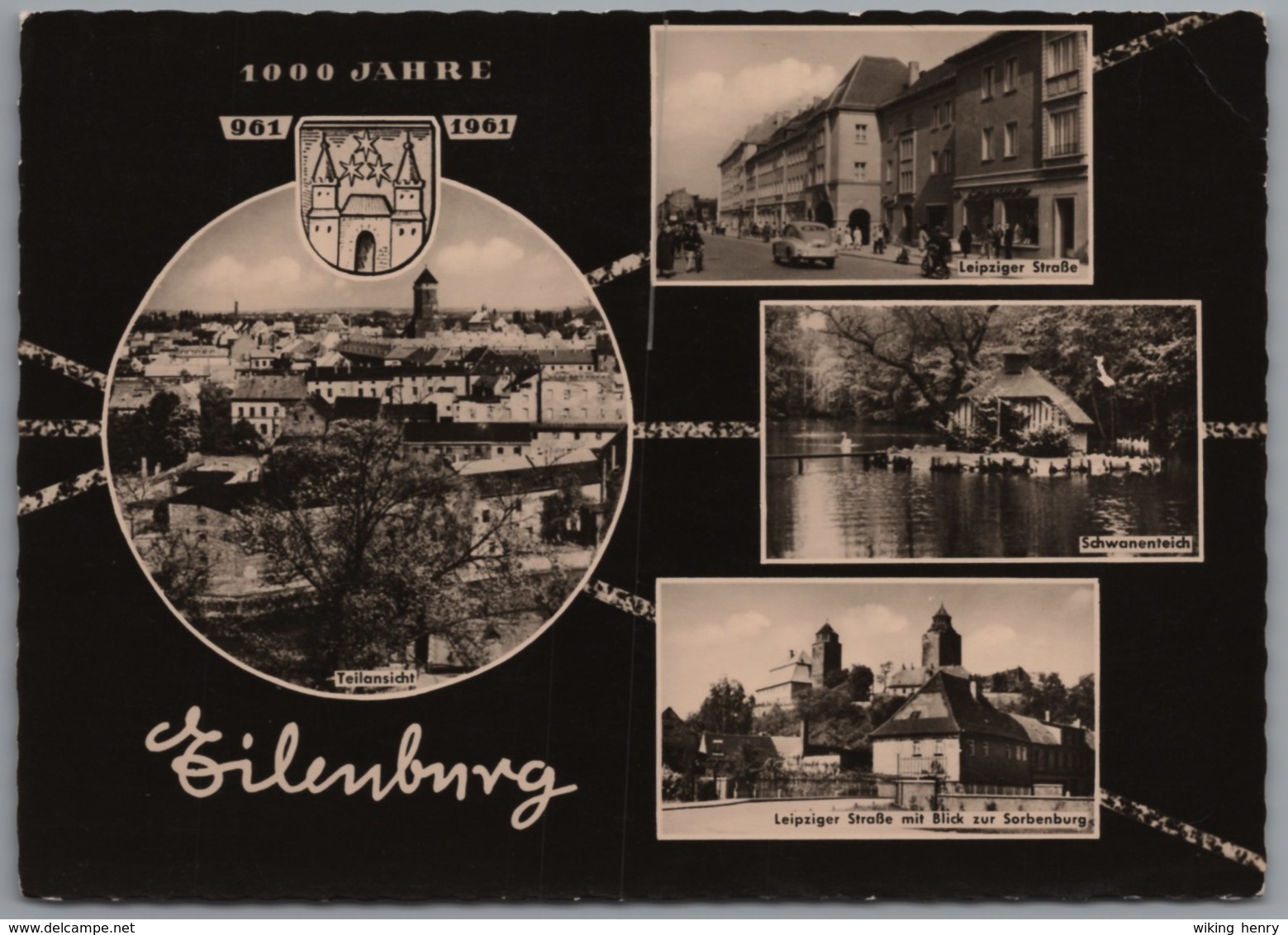 Eilenburg - S/w Mehrbildkarte 2   1000 Jahre Eilenburg - Eilenburg