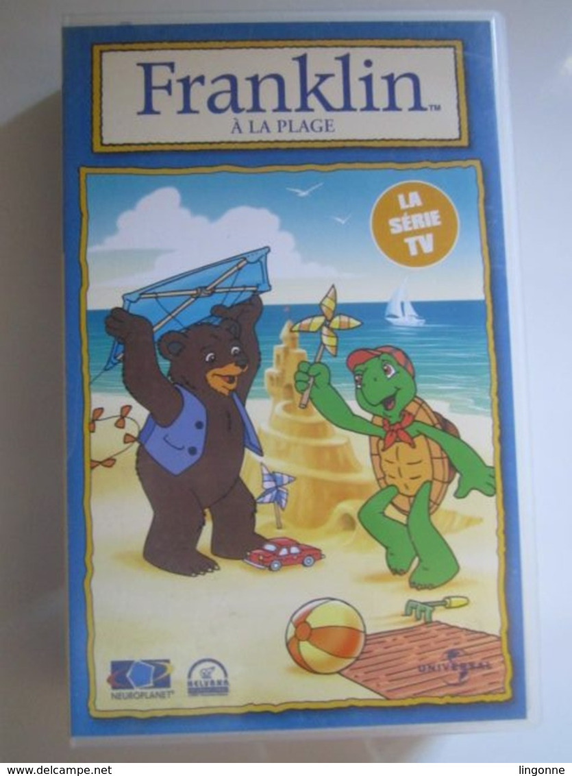 1986 CASSETTE VIDEO VHS  FRANKLIN A LA PLAGE - Dibujos Animados