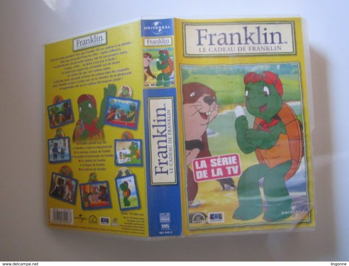 1999 CASSETTE VIDEO VHS  FRANKLIN LE CADEAU DE FRANKLIN (jaquette Abimée) - Animatie