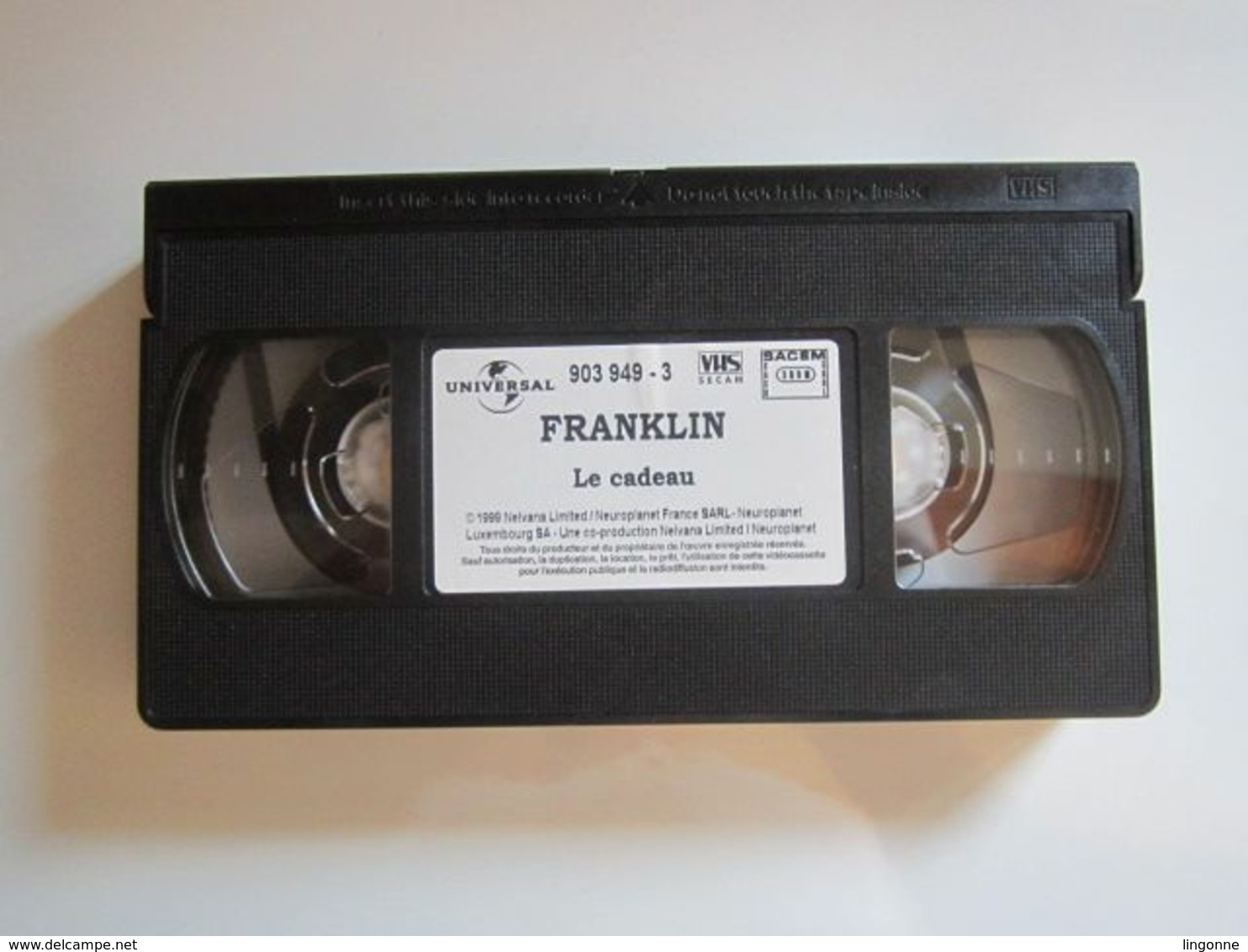 1999 CASSETTE VIDEO VHS  FRANKLIN LE CADEAU DE FRANKLIN (jaquette Abimée) - Dessins Animés