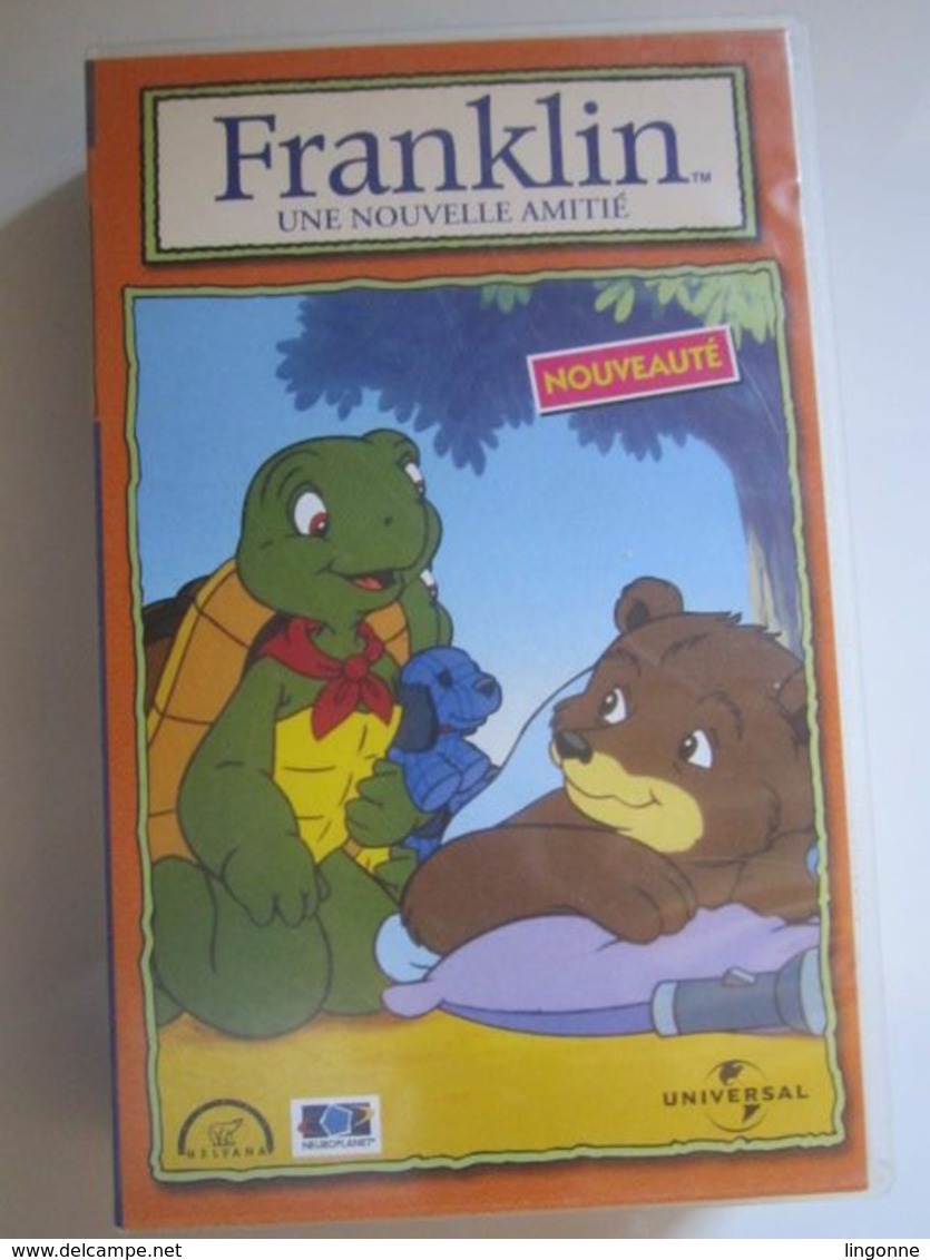 1999 CASSETTE VIDEO VHS  FRANKLIN UNE NOUVELLE AMITIE (jaquette Abimée) - Dibujos Animados