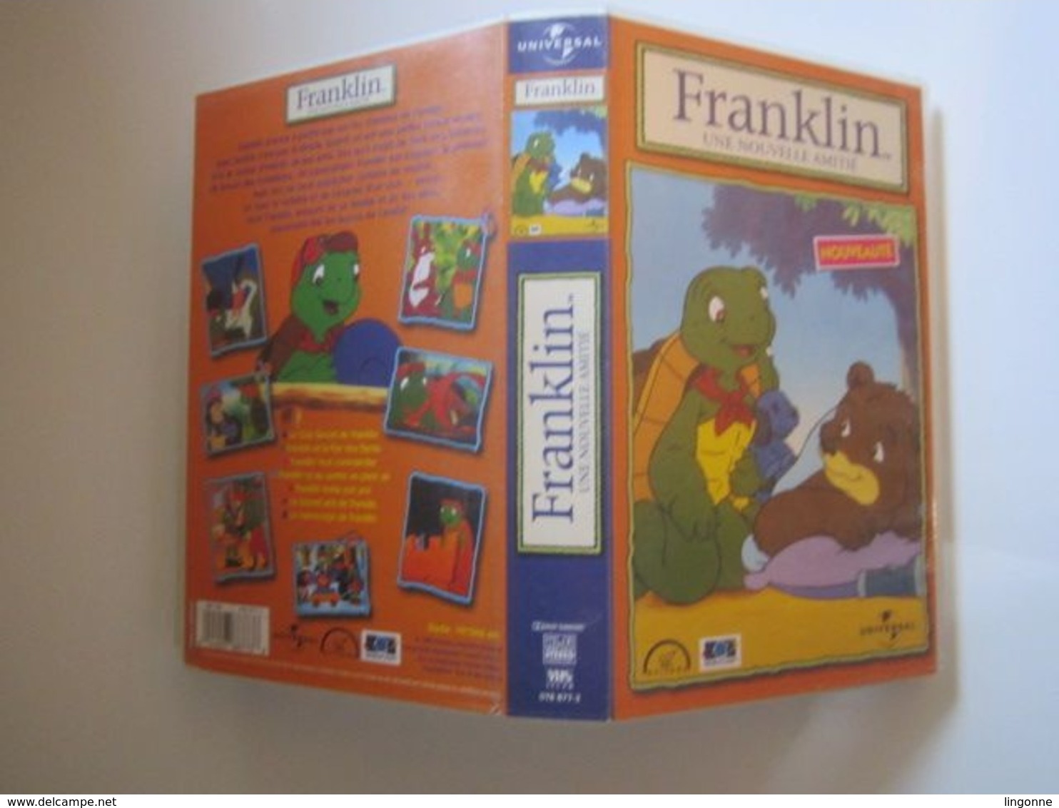 1999 CASSETTE VIDEO VHS  FRANKLIN UNE NOUVELLE AMITIE (jaquette Abimée) - Cartoons