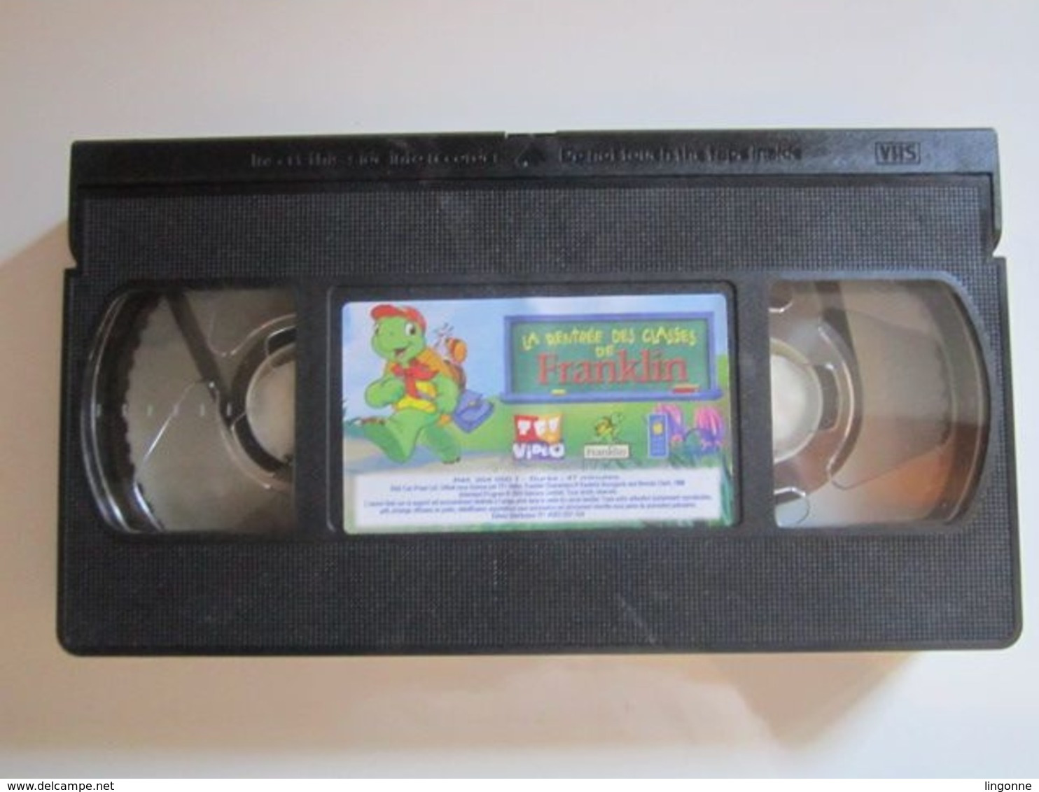 CASSETTE VIDEO VHS  FRANKLIN LA RENTREE DES CLASSES DE FRANKLIN (jaquette Abimée) - Dessins Animés