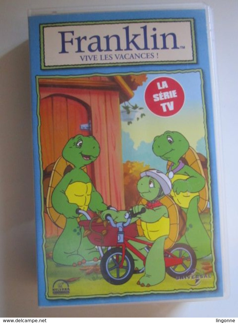 1999 CASSETTE VIDEO VHS  FRANKLIN VIVE LES VACANCES !  (jaquette Abimée) - Animatie