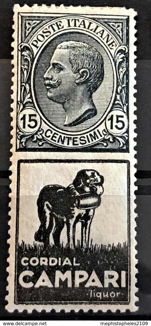 ITALY / ITALIA 1924/25 - MLH - Sc# 96c - Advertising Stamp / Francobollo Pubblicitario 15c - Cordial Campari - Ongebruikt