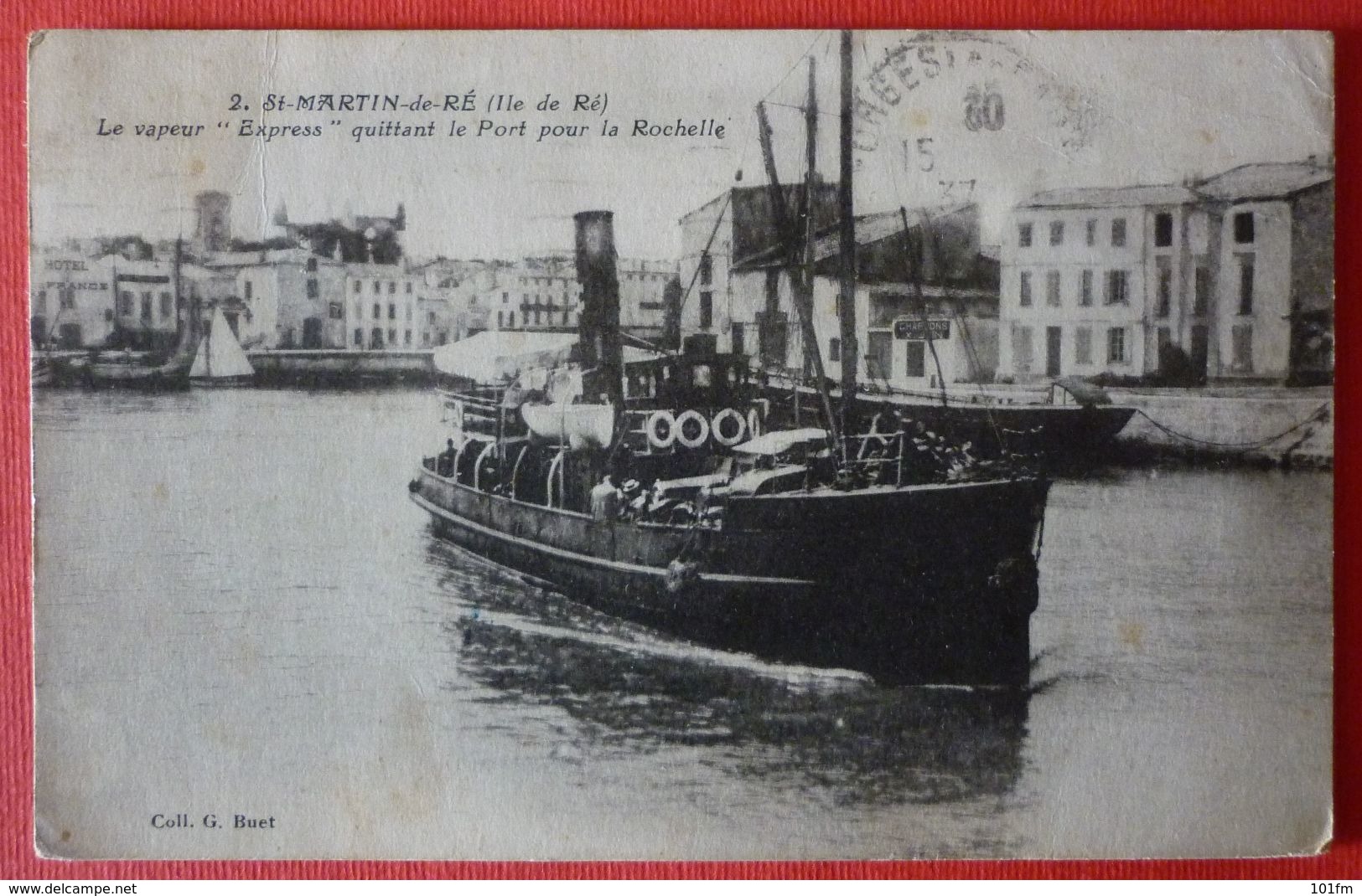 ST.MARTIN DE RE - FRENCH STEAMER SS. EXPRESS , LE PAQUEBOT - Steamers