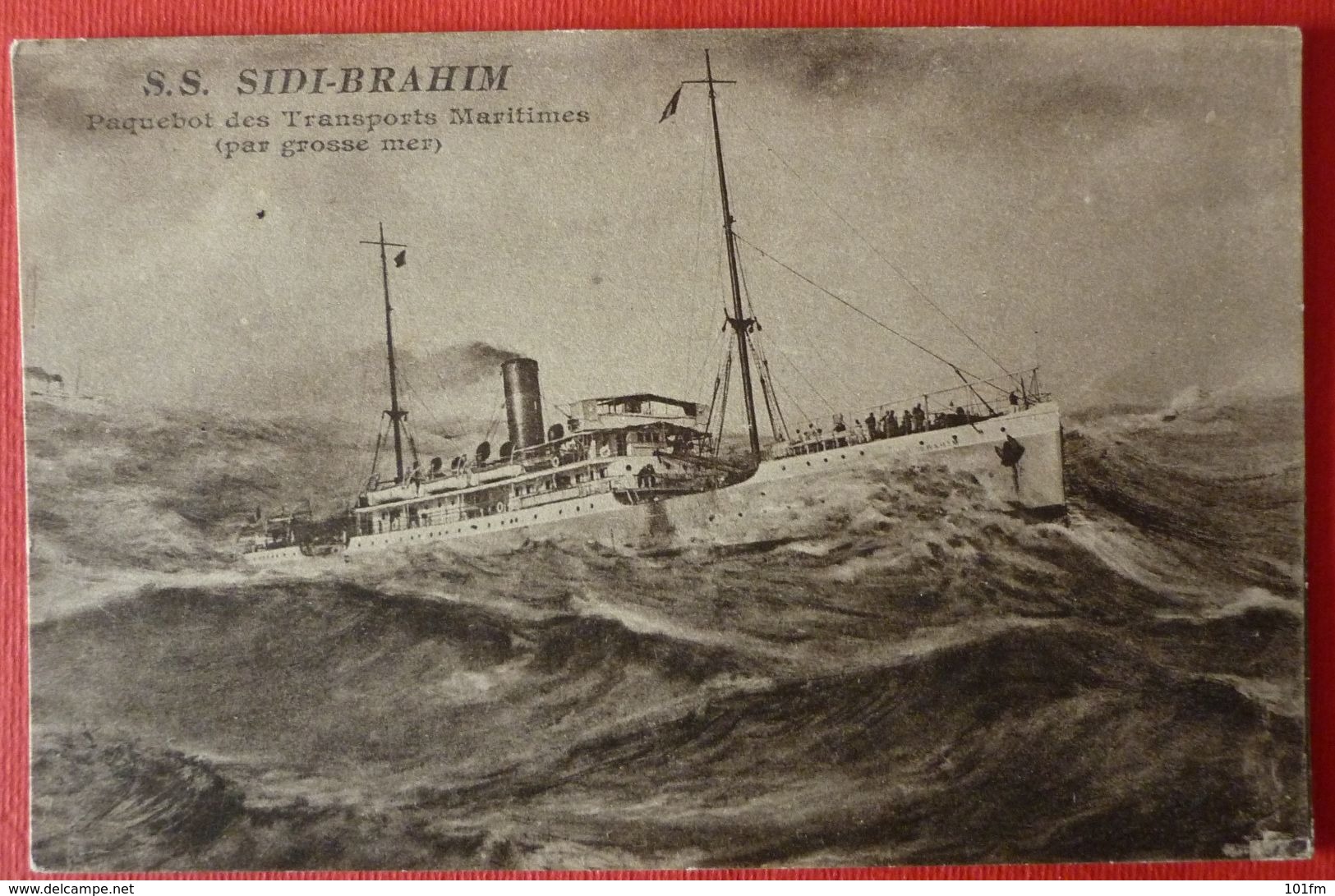 FRENCH STEAMER SS. SIDI BRAHIM , LE PAQUEBOT - Paquebots