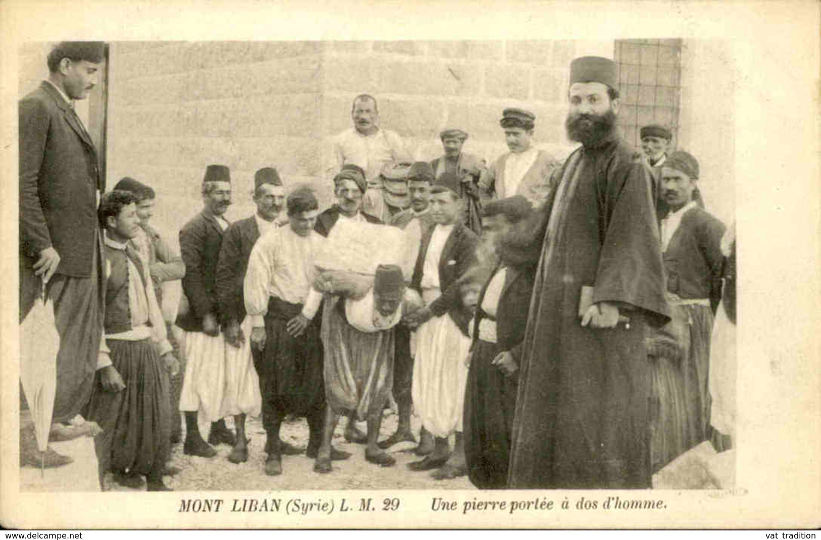 LIBAN - Carte Postale - Mont Liban - Une Pierre Portée à Dos D'Homme - L 66981 - Liban