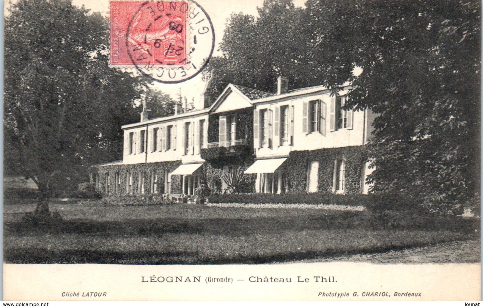 33 LEOGNAN - Chateau LE THIL -      * - Lesparre Medoc