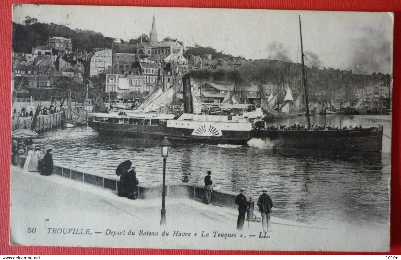 TROUVILLE - FRENCH STEAMER SS. LA TOUQUES , LE PAQUEBOT - Steamers