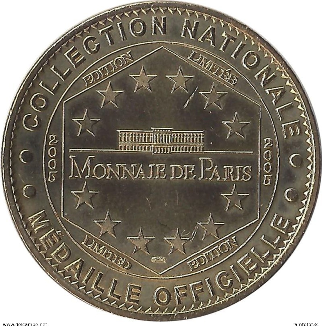 2005 MDP204 - PARIS - Musée Rodin 2 (Le Baiser) / MONNAIE DE PARIS - 2005