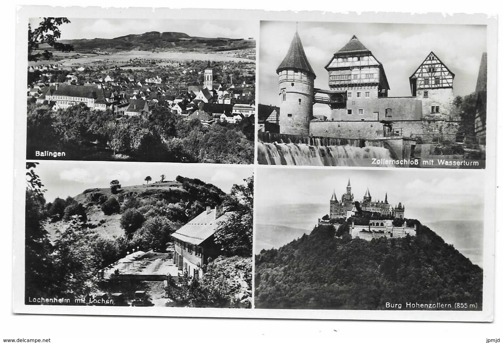 Multiviews: Balingen, Zollernschloss Mit Wasserturm, Burg Hohenzollern, ... - Balingen
