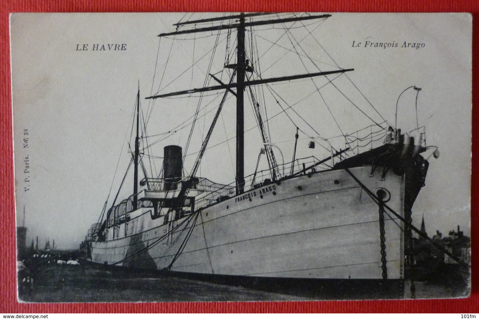 LE HAVRE - FRENCH  STEAMER SS. LE FRANCOIS ARAGO , LE PAQUEBOT - Steamers