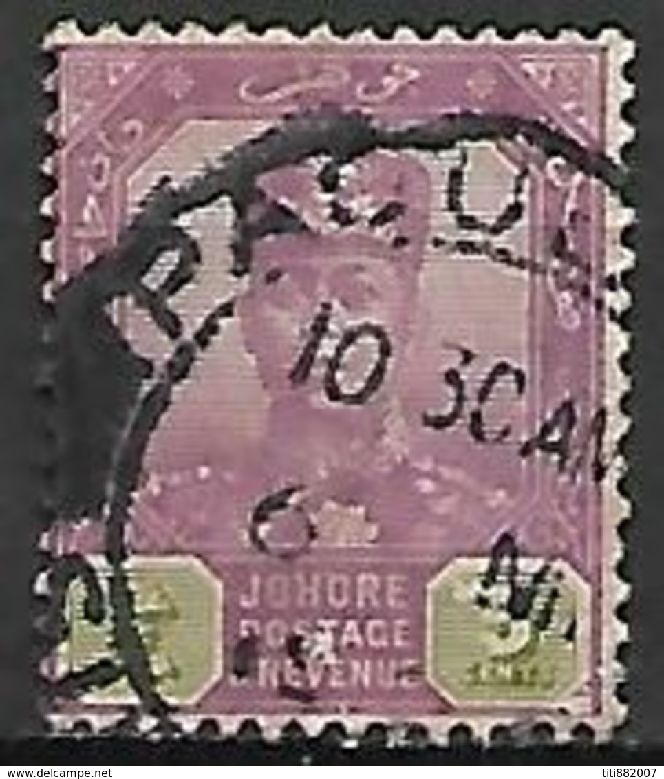 JOHORE  -   1918.    Y&T N° 74 Oblitéré. - Johore