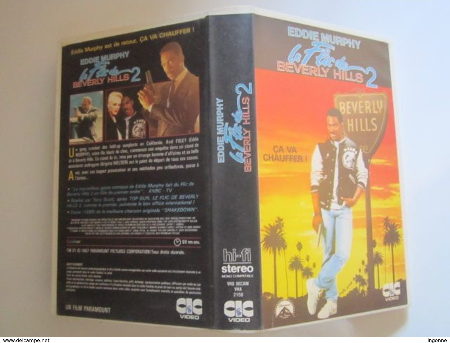 CASSETTE VIDEO VHS Eddie Murphy LE FLIC DE BEVERLY HILLS 2 CA VA CHAUFFER ! (jaquette Abimée) - Azione, Avventura