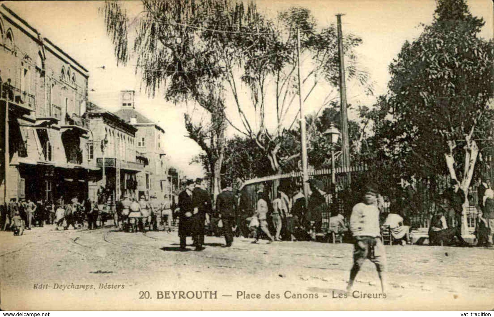 LIBAN - Carte Postale - Beyrouth - Place De Canons - Les Cireurs - L 66989 - Liban