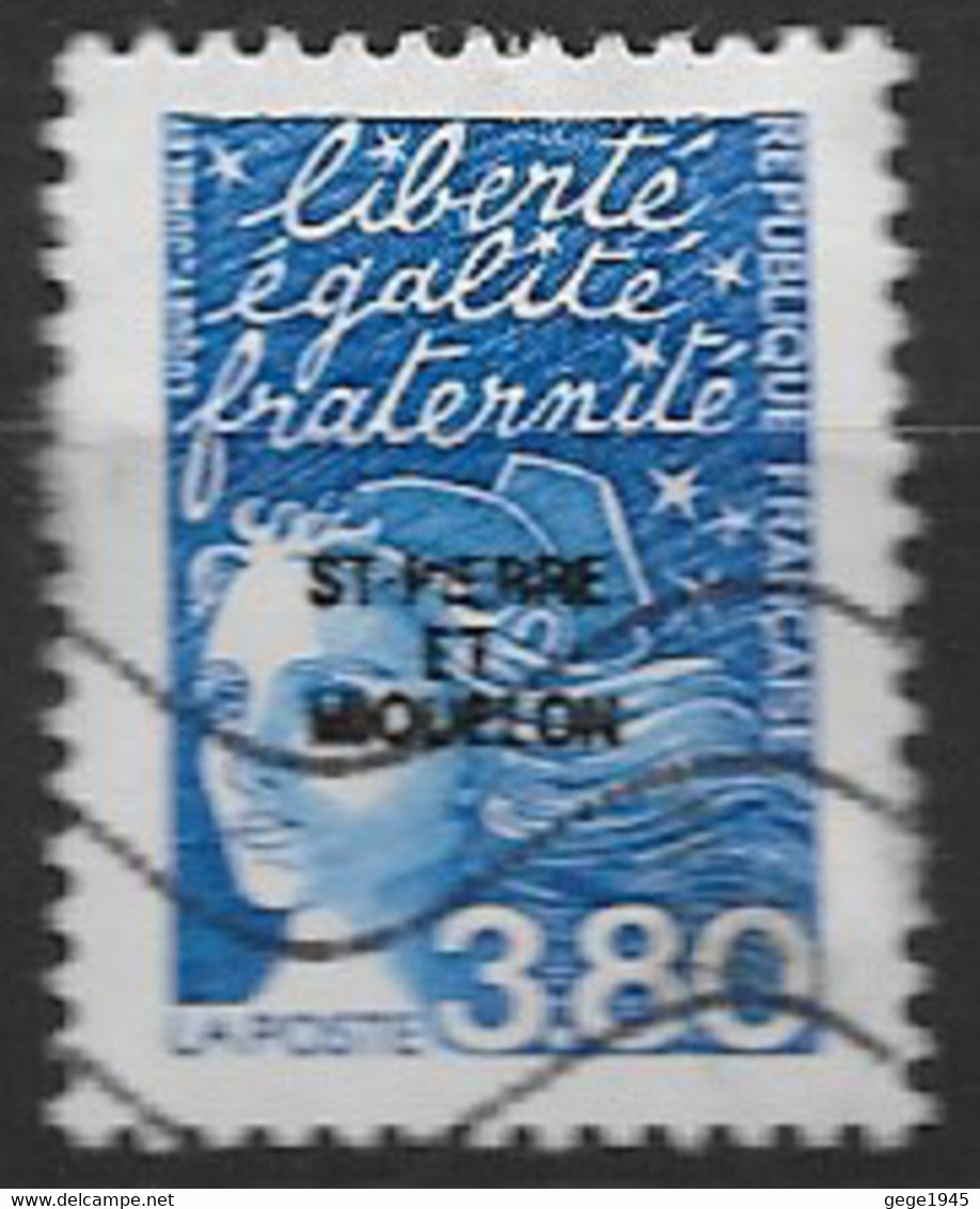 St Pierre Et Miquelon Oblitérés 1997  N° 652 Marianne De Luquet Ou Du 14 Juillet à 3,80 Francs - Oblitérés