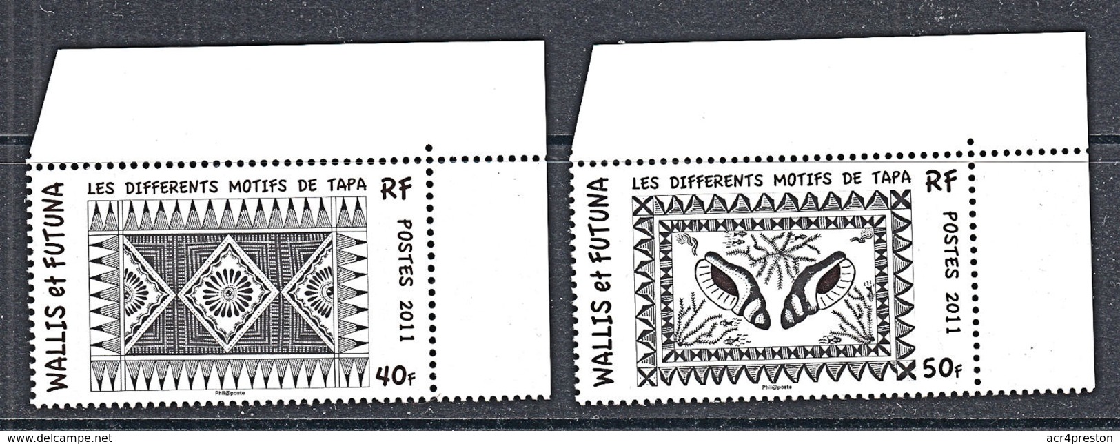 A5567 WALLIS & FUTUNA ISLANDS 2011,  Les Differents Motifs De Tapa, Mnh - Neufs