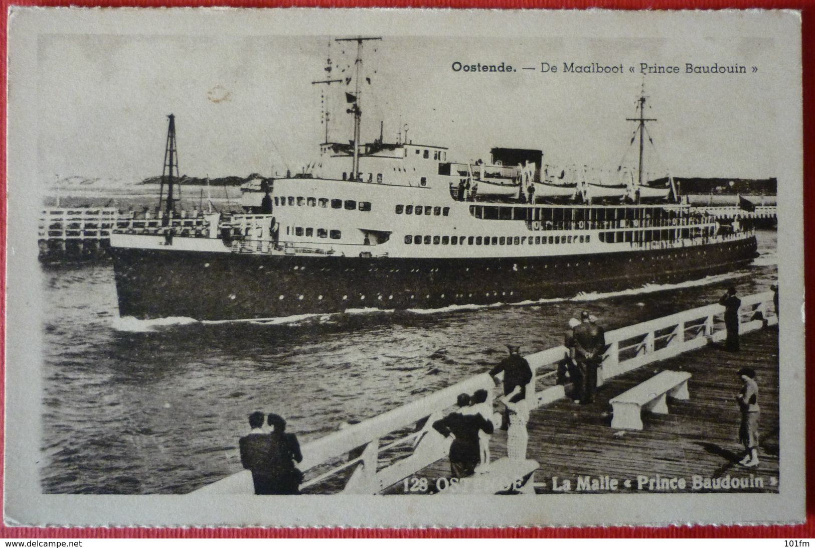 OOSTENDE , STEAMER PRINCE BAUDOUIN , BELGIE - Steamers