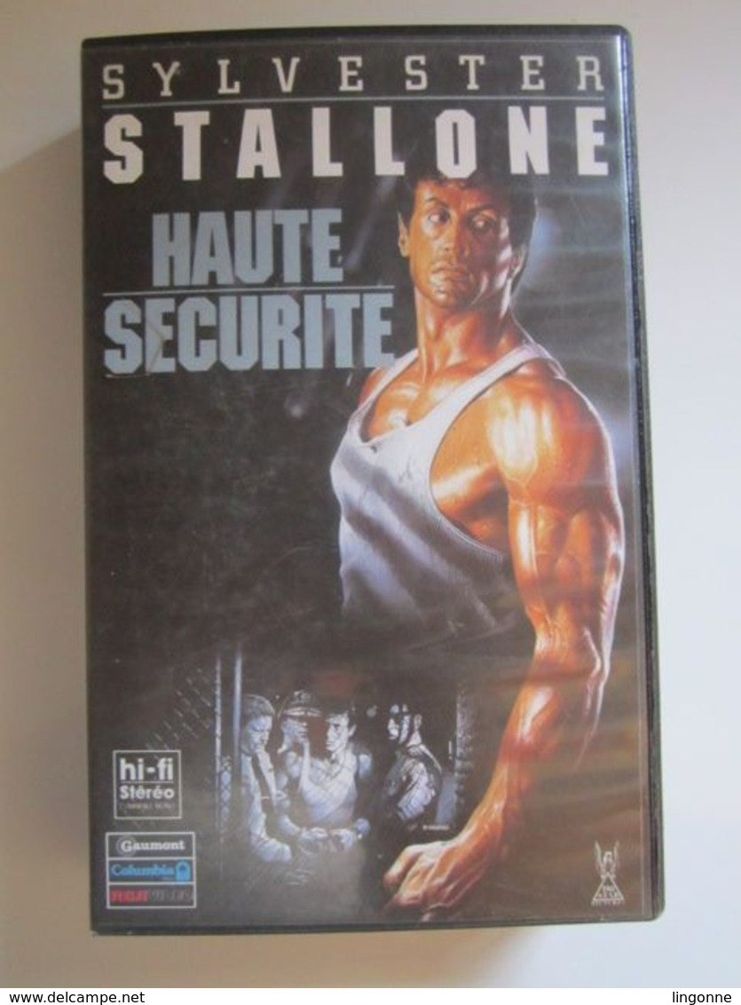 CASSETTE VIDEO VHS Sylvester Stallone Haute-sécurité - Action, Aventure