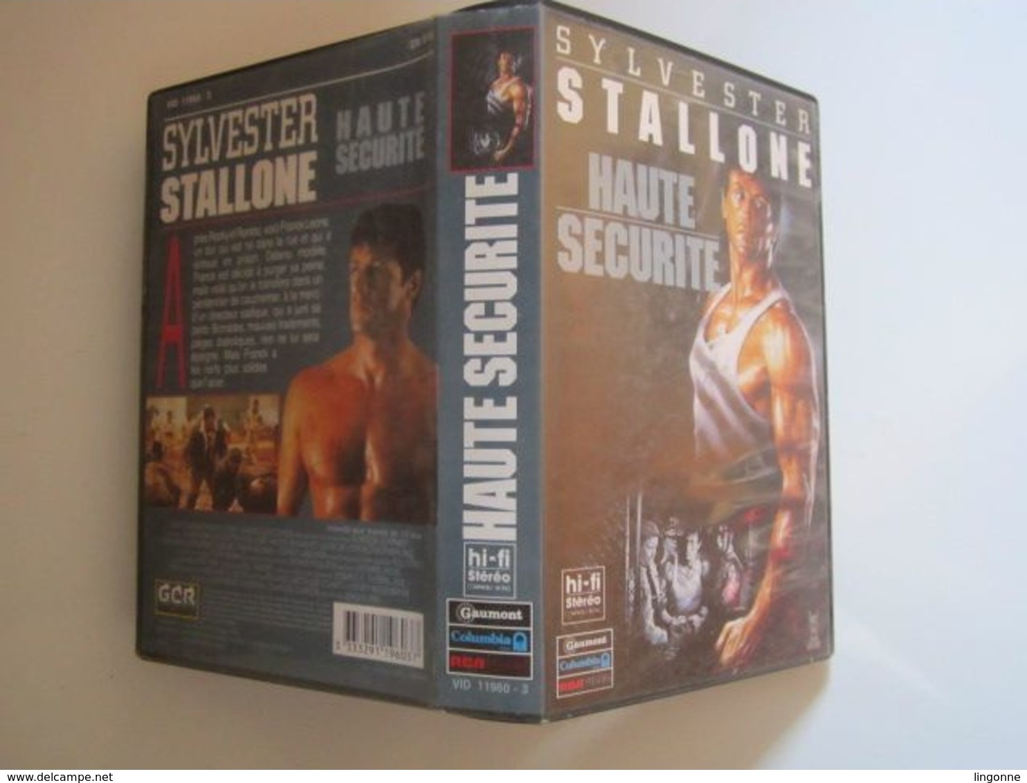 CASSETTE VIDEO VHS Sylvester Stallone Haute-sécurité - Action, Aventure