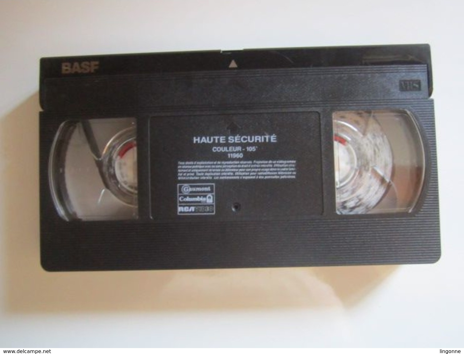 CASSETTE VIDEO VHS Sylvester Stallone Haute-sécurité - Action & Abenteuer