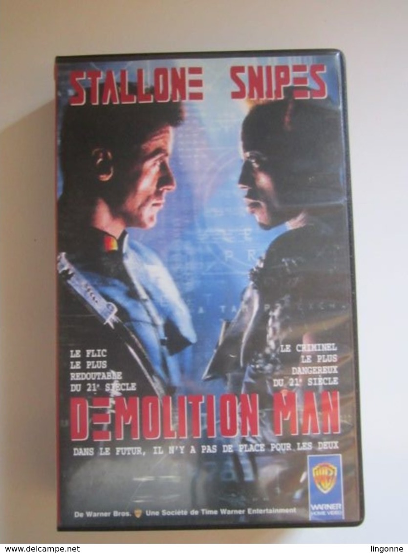 CASSETTE VIDEO VHS DEMOLITION MAN STALLONE SNIPES - Science-Fiction & Fantasy