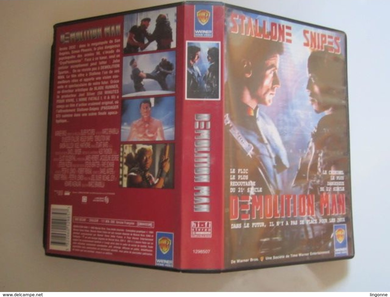 CASSETTE VIDEO VHS DEMOLITION MAN STALLONE SNIPES - Fantascienza E Fanstasy