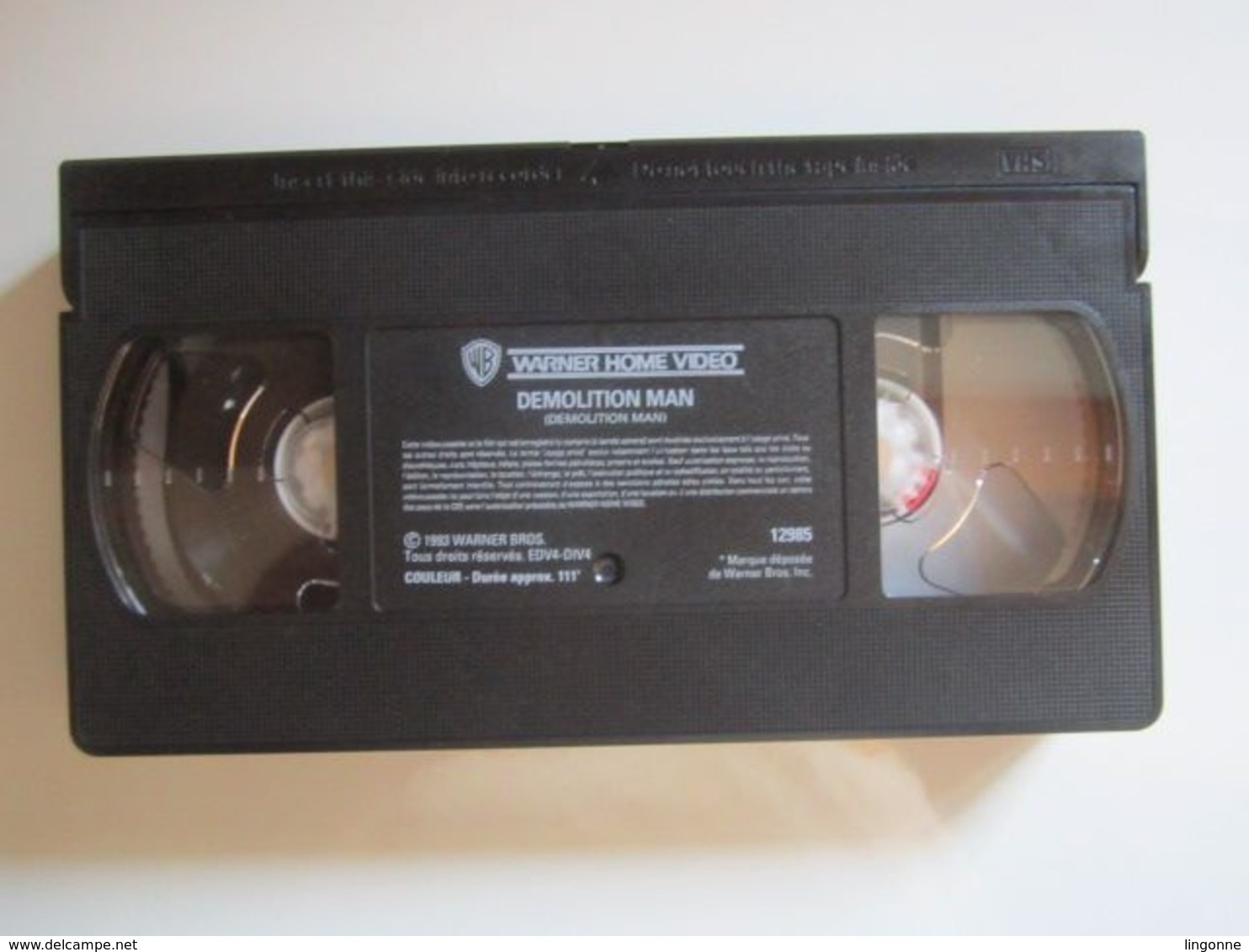 CASSETTE VIDEO VHS DEMOLITION MAN STALLONE SNIPES - Sciences-Fictions Et Fantaisie