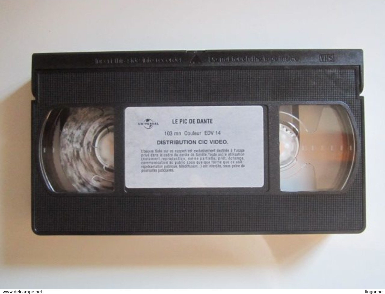 CASSETTE VIDEO VHS LE PIC DE DANTE (Pierce Brosnan-Linda Hamilton) - Actie, Avontuur