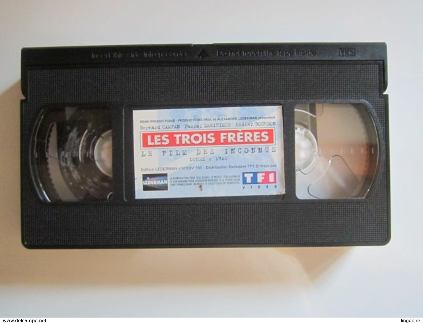 CASSETTE VIDEO VHS LES TROIS FRERES Des INCONNUS - Comedy