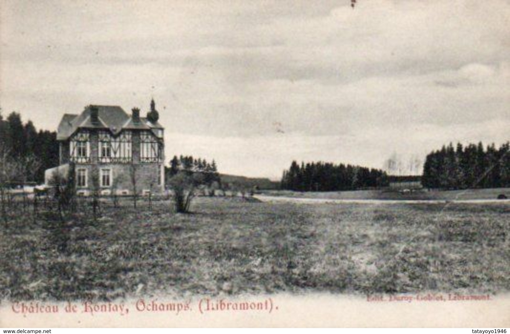 Ochamps (Libramont) Chateau De Ronfay Circulé En 1907 - Libramont-Chevigny