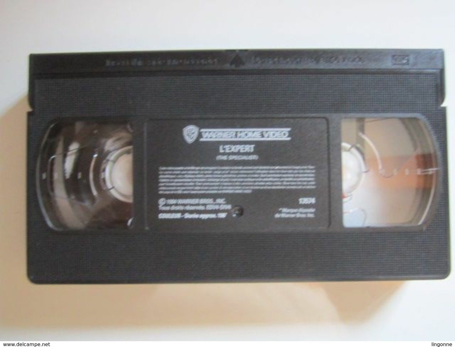 CASSETTE VIDEO VHS ORIGINAL L'EXPERT STALLONE STONE - JAQUETTE De TELE K7 - Polizieschi