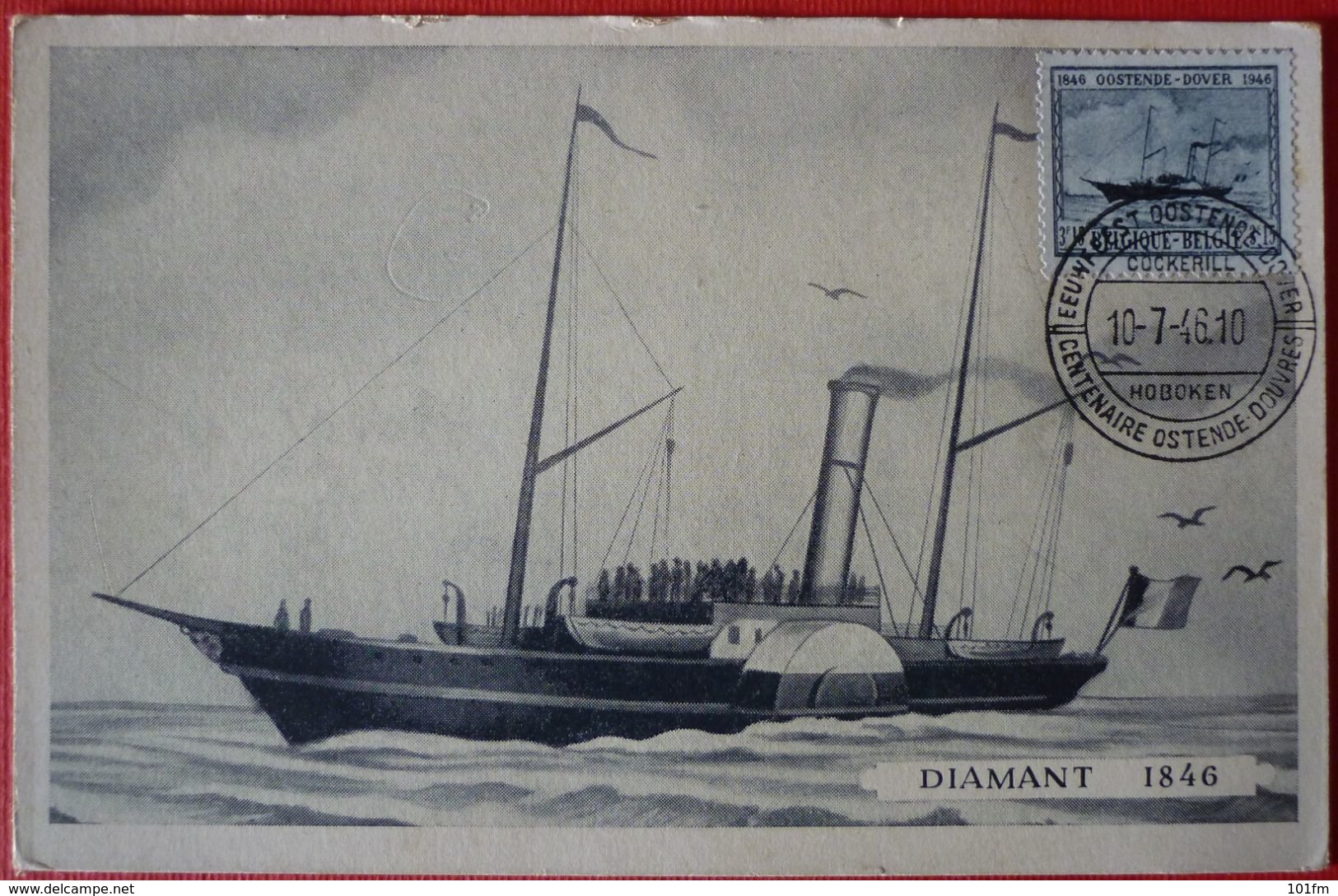 BELGIE - SS.DIAMANT 1846 - Steamers