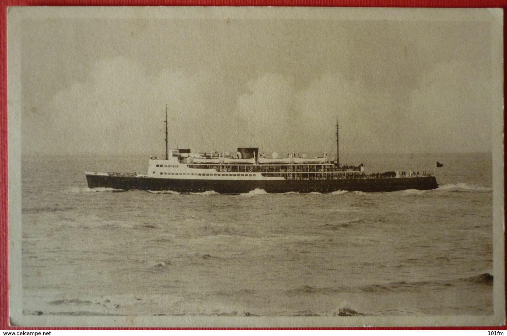 BELGIE - SS.PRINS BAUDOIN , LIGUE MARITIME BELGE - Steamers