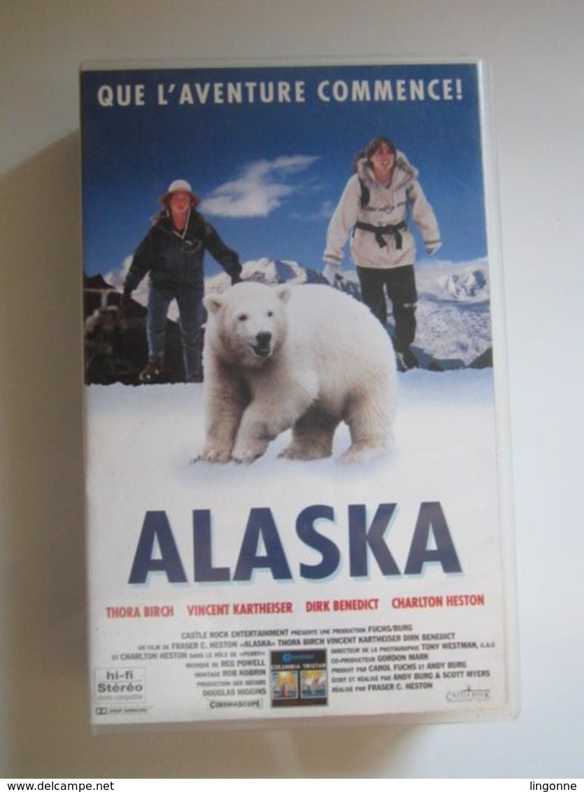 CASSETTE VIDEO VHS ALASKA QUE L'AVENTURE COMMENCE ! - Action & Abenteuer