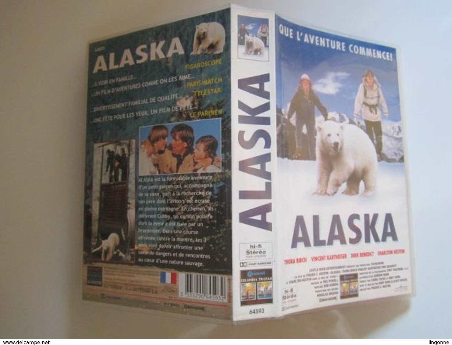 CASSETTE VIDEO VHS ALASKA QUE L'AVENTURE COMMENCE ! - Action & Abenteuer