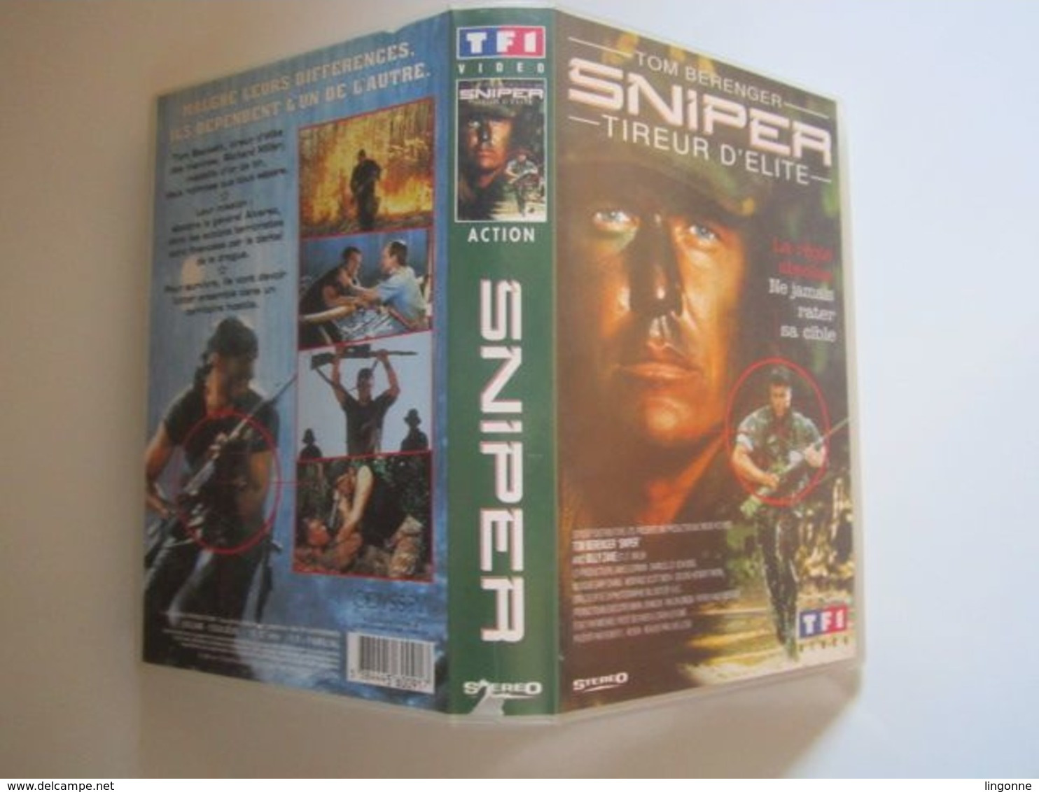 CASSETTE VIDEO VHS SNIPER TIREUR D’ÉLITE - Tom Berenger - Action & Abenteuer