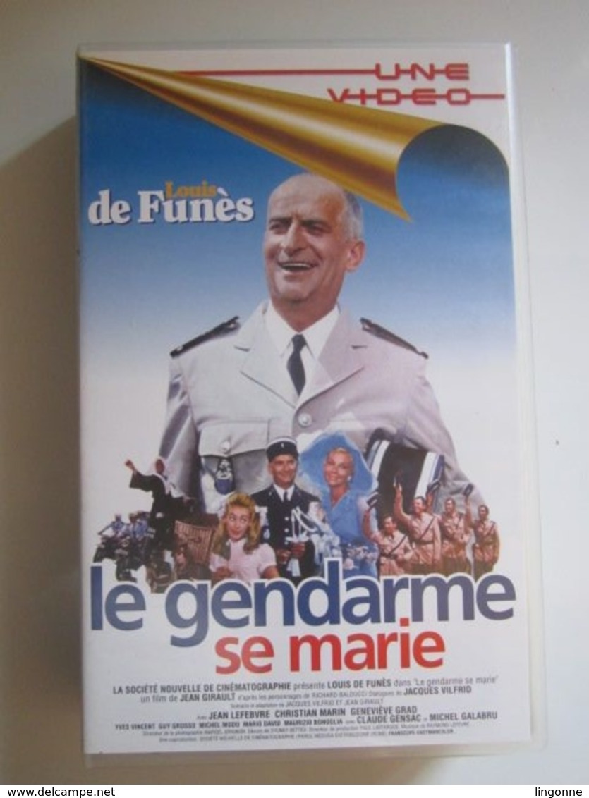 CASSETTE VIDEO - COFFRET 6 VHS - LE GENDARME L'INTEGRALE avec LOUIS DE FUNES