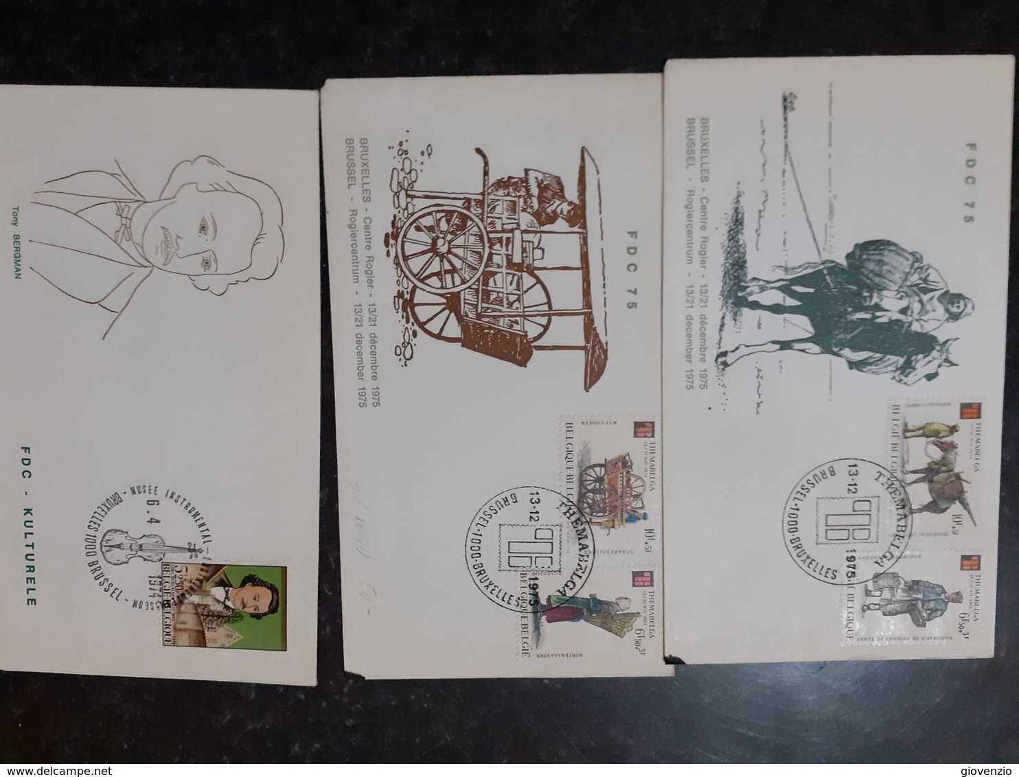 BELGIO BELGE  FDC LOT - Unclassified