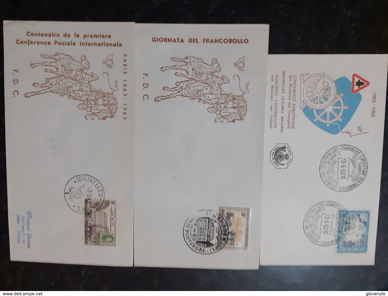 BELGIO BELGE  FDC LOT - Unclassified