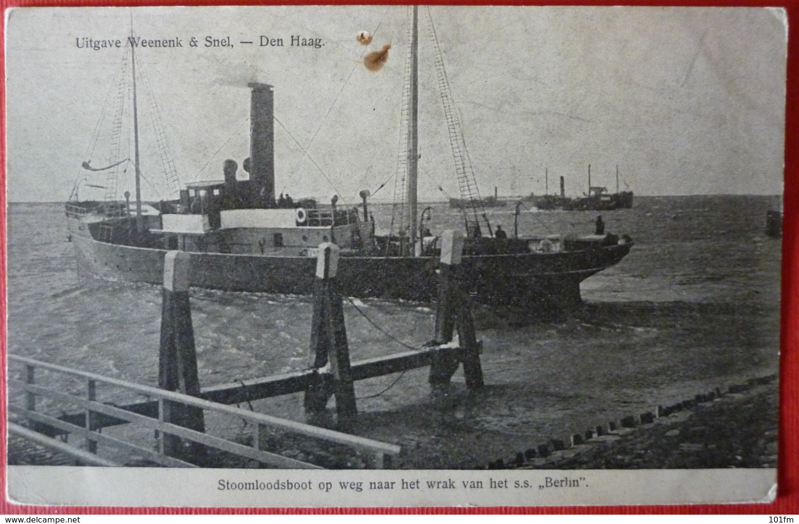 NETHERLANDS , UITGAVE WEENENK & SNEL DEN HAAG - SS. BERLIN - Steamers