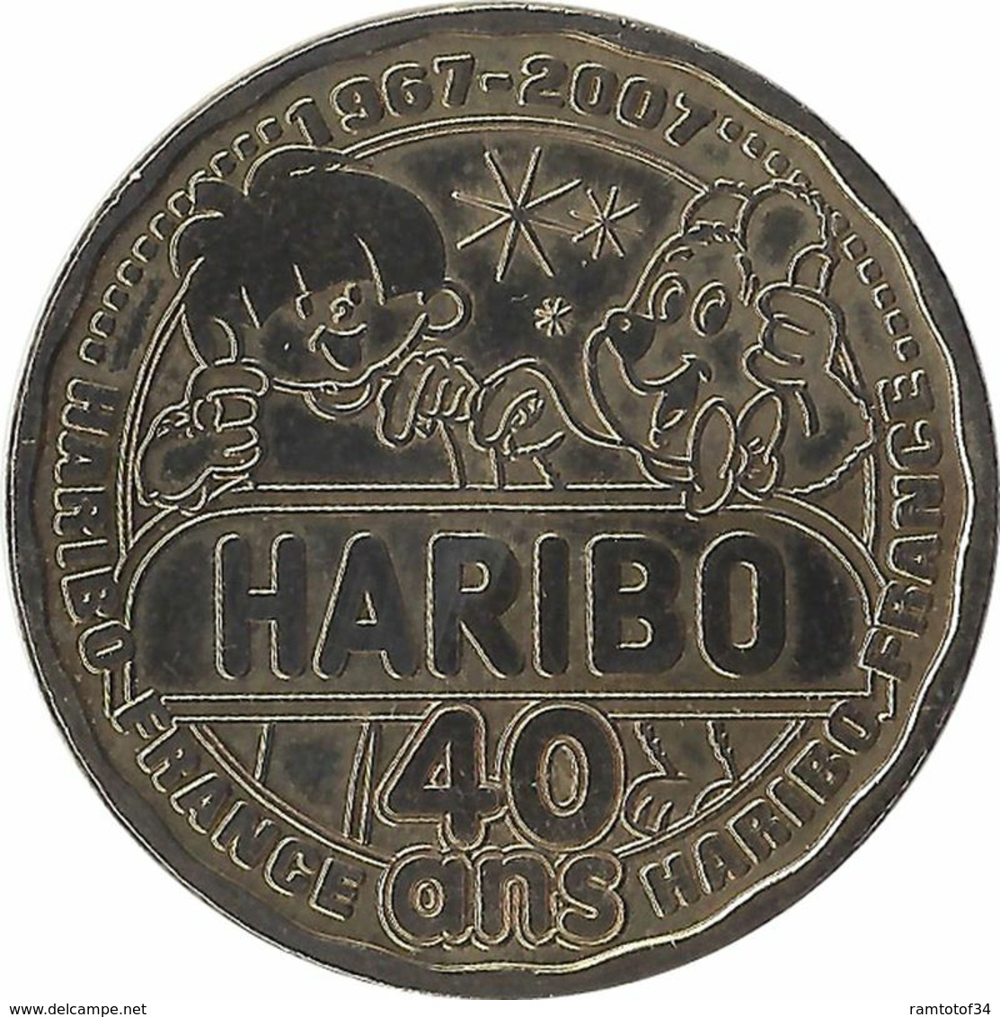 2007 MDP278 - UZÈS - Musée Du Bonbon Haribo 2 (40 Ans) / MONNAIE DE PARIS - 2007