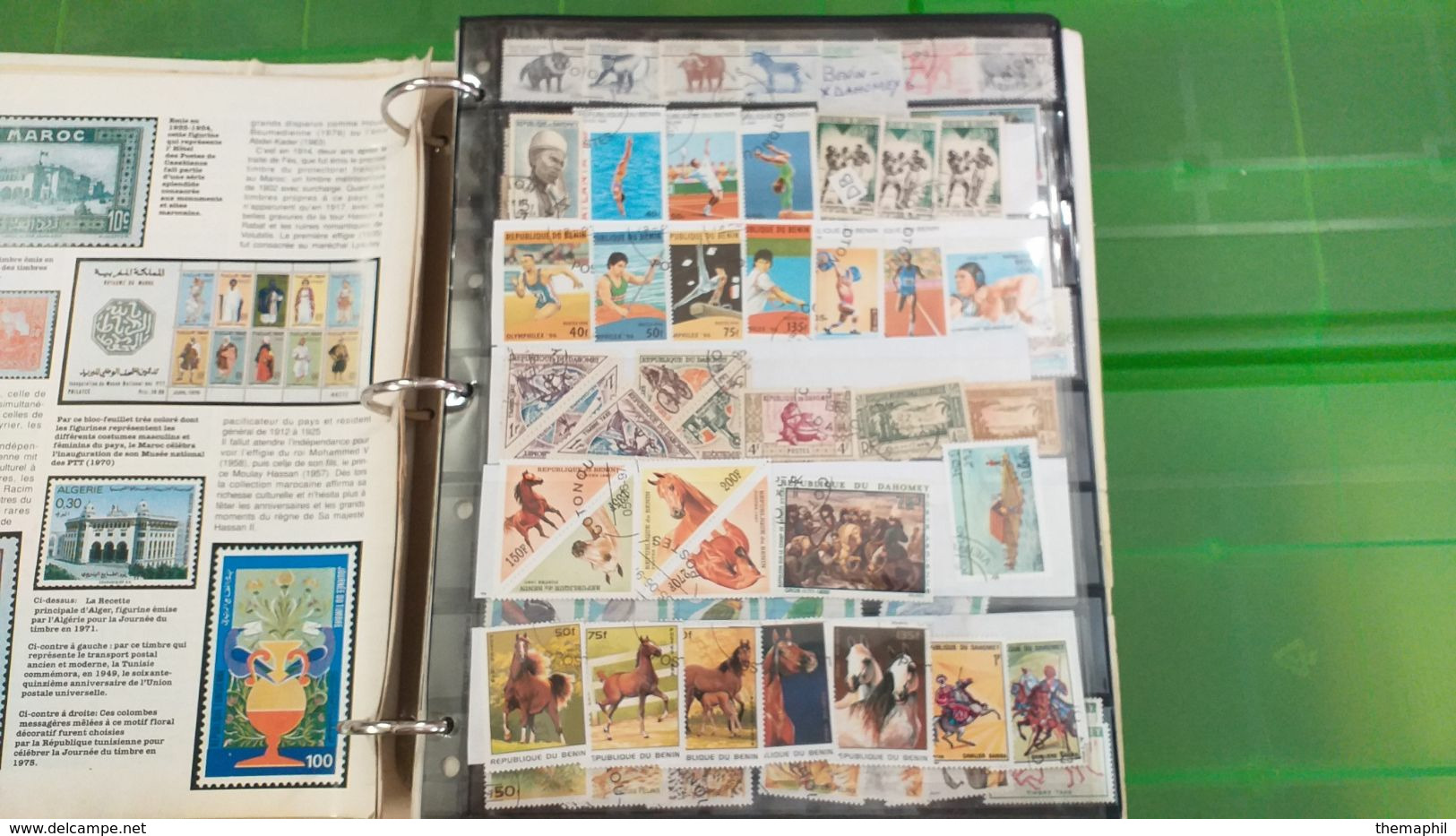 Lot N° TH 496 THEMATIQUE PAYS DIVERS Un Gros Classeur  Obl - Collections (with Albums)