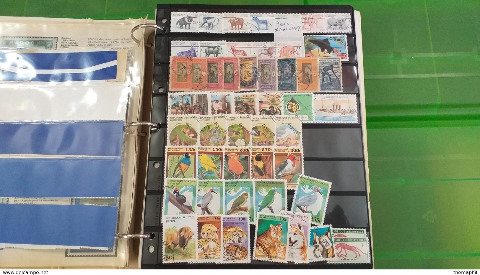 Lot N° TH 496 THEMATIQUE PAYS DIVERS Un Gros Classeur  Obl - Collections (with Albums)