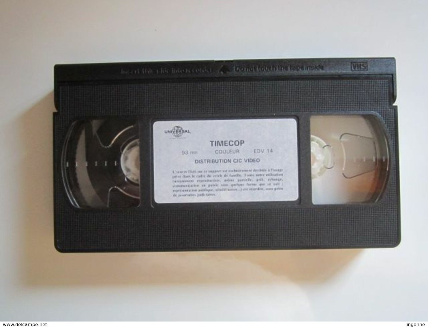 CASSETTE VIDEO VHS TIMECOP VAN DAMME - Action & Abenteuer