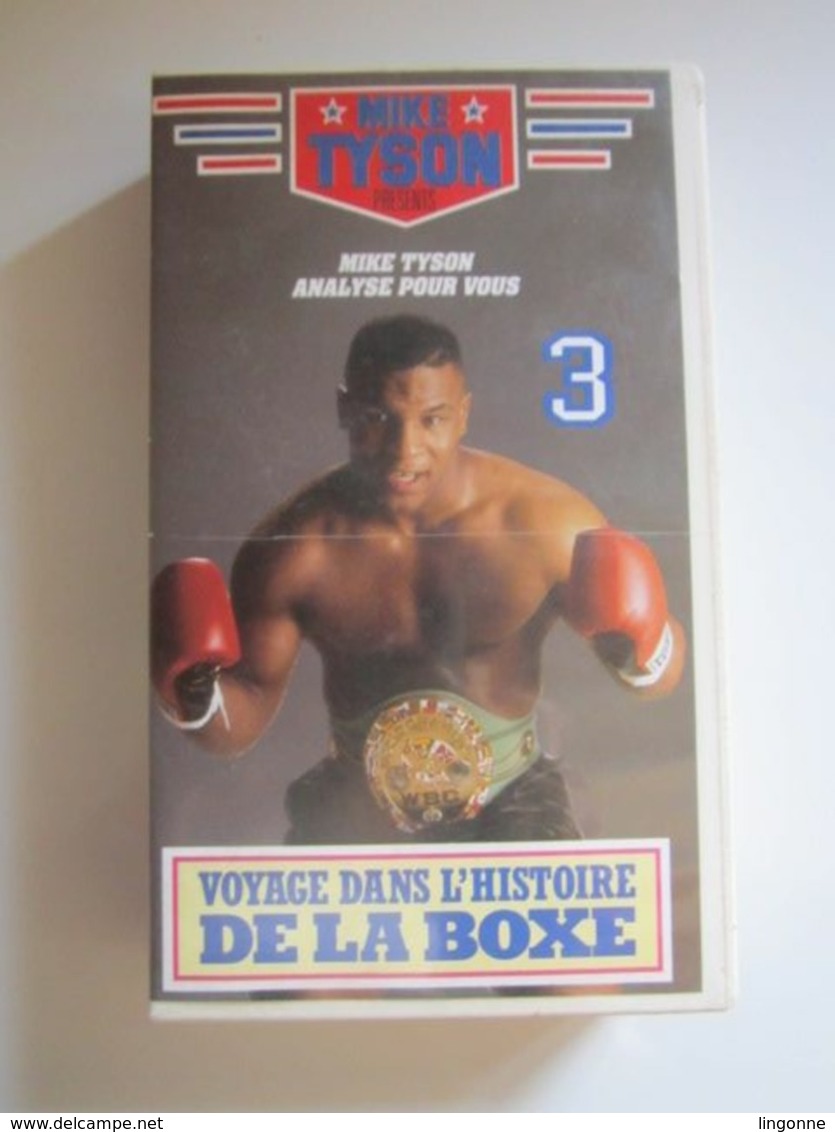 CASSETTE VIDEO VHS MIKE TYSON ANALYSE POUR VOUS VOYAGE DANS L'HISTOIRE DE LA BOXE - Sports