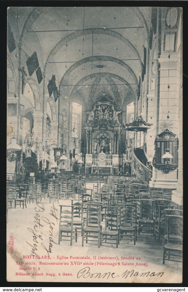 BOTTELARE    A.SUGG  50N / 2  EGLISE PAROISSIALE  INTERIEUR - Merelbeke