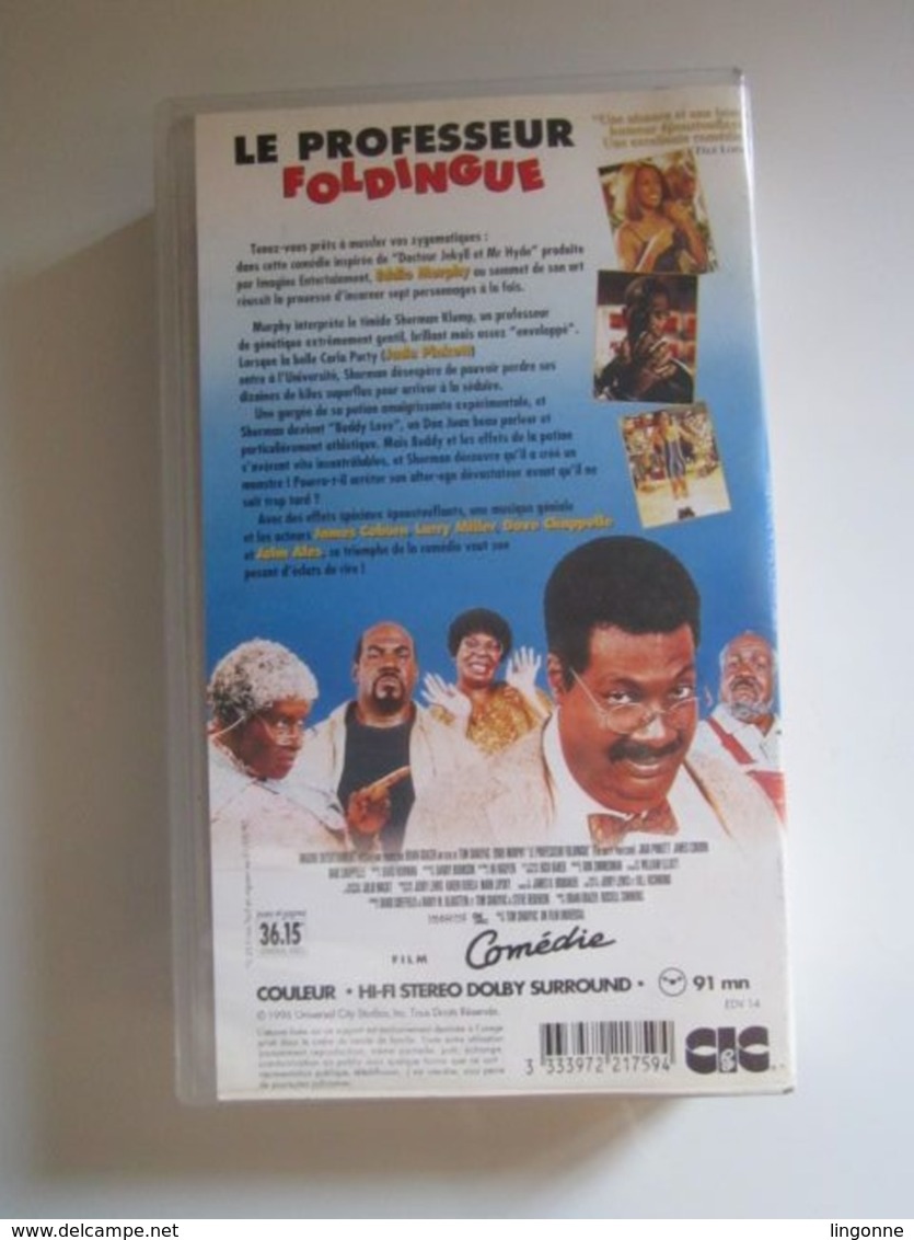 CASSETTE VIDEO VHS Le Professeur Foldingue Avec Eddie Murphy - Komedie